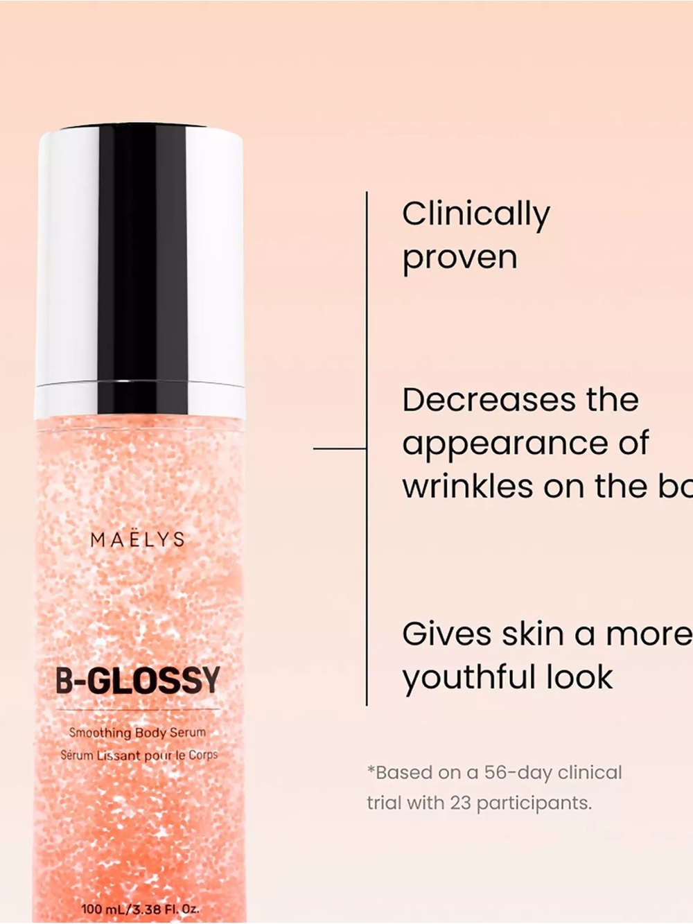 NWT Maleys B-Glossy Smoothing Body Serum
